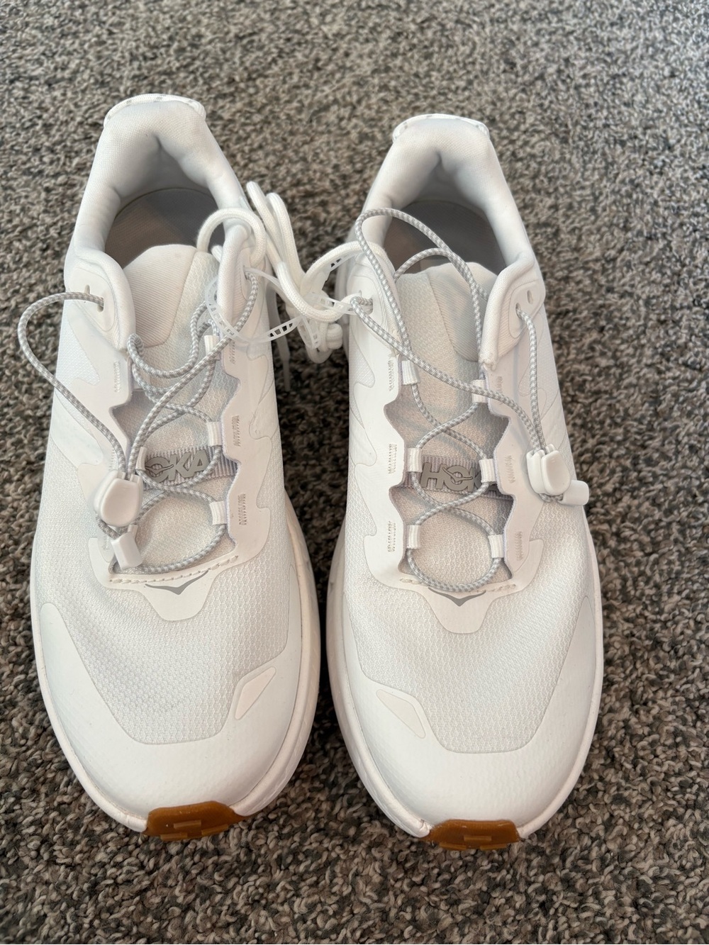 Hoka Transport Women’s White Gum Vibram Sneakers